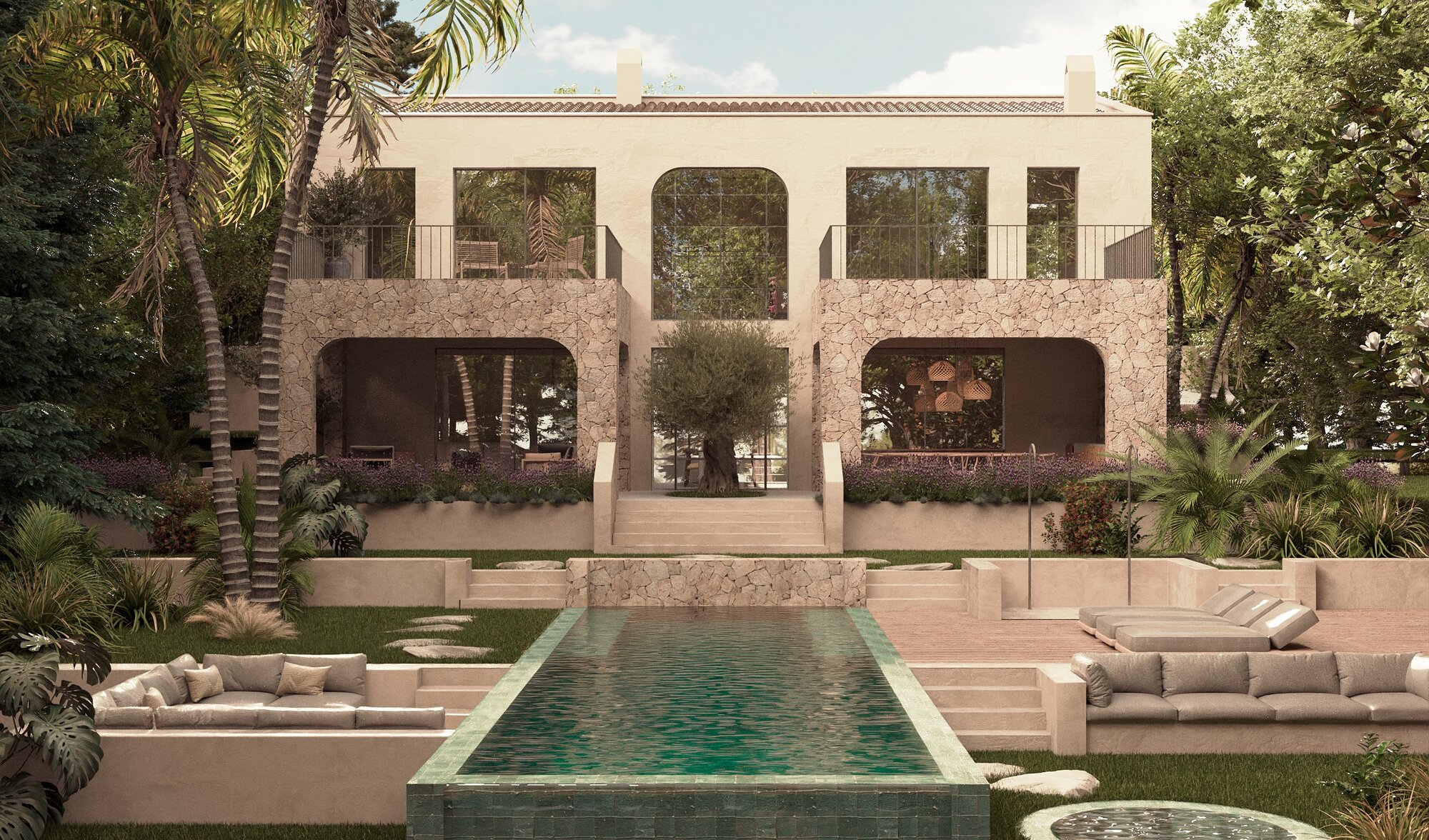 Exterior jardín